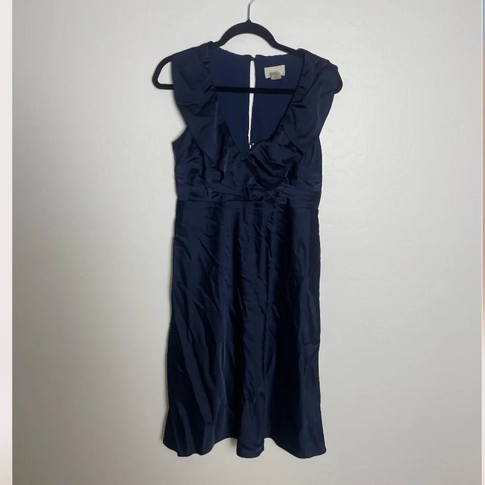⭐️ Ruffled Work Business Casual Classy Elegant Ruffle Chic Glam Girly Art Dress